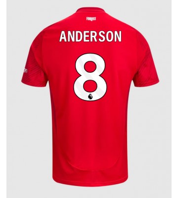 Nottingham Forest Elliot Anderson #8 Hemmatröja 2024-25 Kortärmad